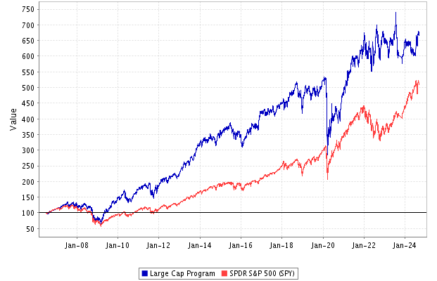 Performance: Large Cap Stock Portfolio